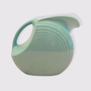EUC Fiesta Ware Large Disc Pitcher in Turquoise